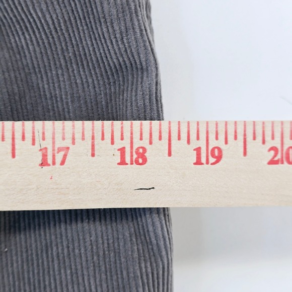 Banana Republic Corduroy Pants Mens 31x32 Straight Leg Gray Casual 100% Cotton - Picture 7 of 12